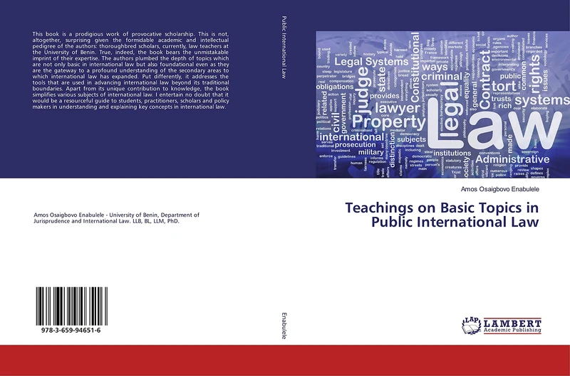 Teachings on Basic Topics in Public International Law