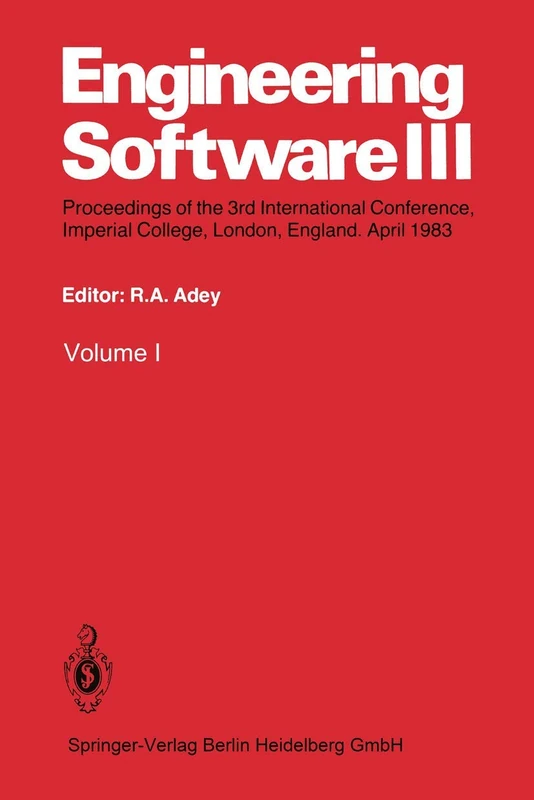 Springer Engineering Software III - Conference Proceedings
