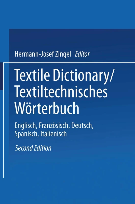 Textile Dictionary / Textiltechnisches Wörterbuch - Image 1