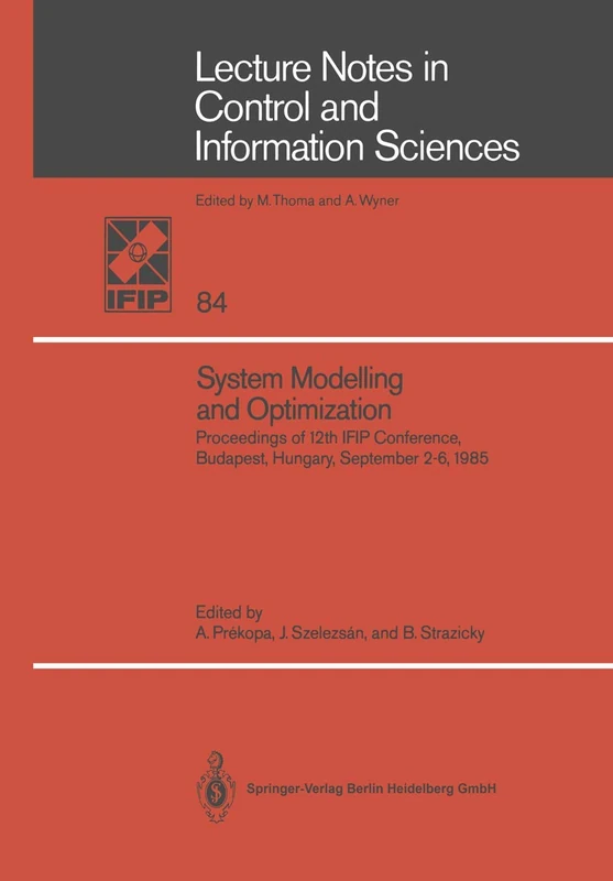 Springer System Modelling and Optimization - IFIP Conference 84