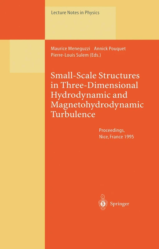 Small-Scale Structures in Three-Dimensional Hydrodynamic and Magnetohydrodynamic Turbulence: Proceedings of a Workshop Held at Nice, France, 10–13 January 1995: 462 (Lecture Notes in Physics, 462)