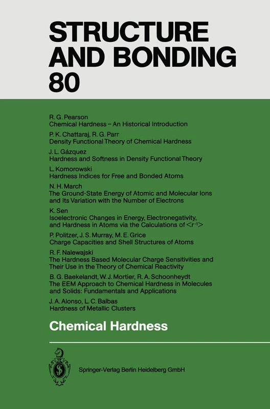 Chemical Hardness: 80 (Structure and Bonding, 80)