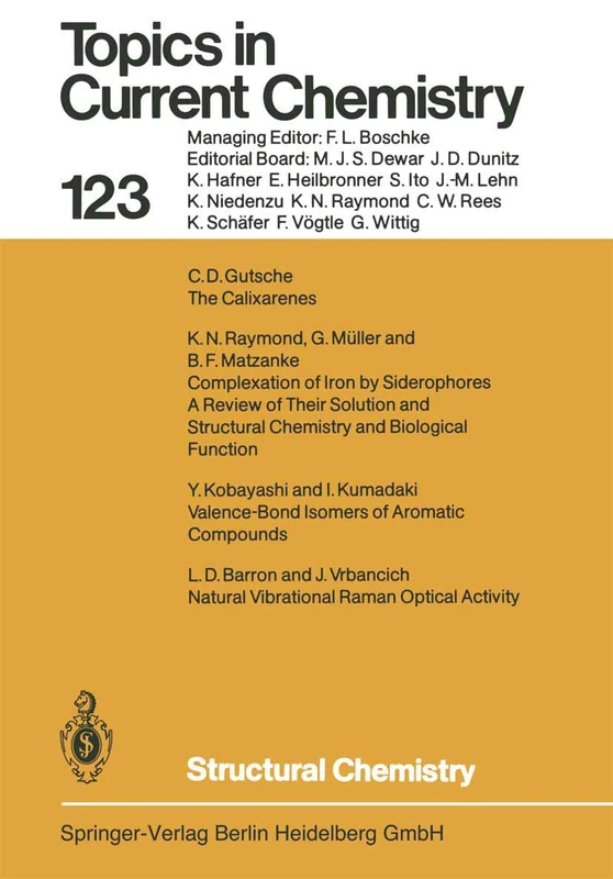 Structural Chemistry: 123 (Topics in Current Chemistry, 123)