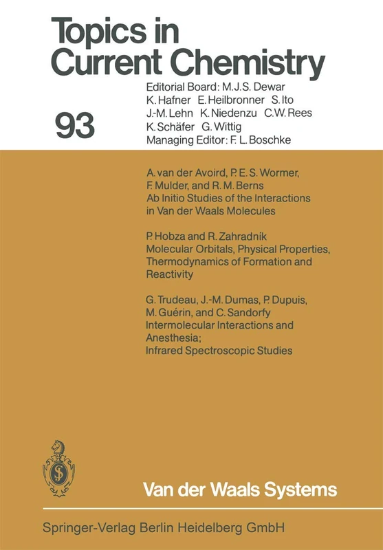 Van der Waals Systems: 93 (Topics in Current Chemistry) - Image 1