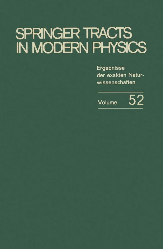 Weak Interactions: Invited Papers presented at the second international Summer School for Theoretical Physics University of Karlsruhe (July 14 – ... 52 (Springer Tracts in Modern Physics, 52) - Image 1