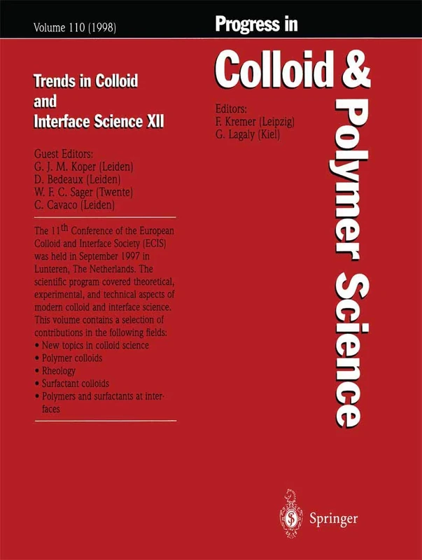 Trends in Colloid and Interface Science XII: 110 (Progress in Colloid and Polymer Science, 110)