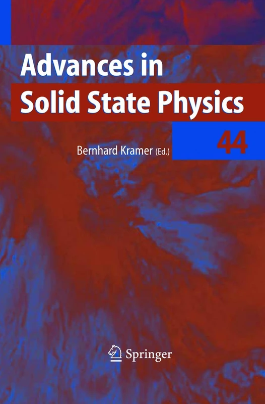 Advances in Solid State Physics: 44