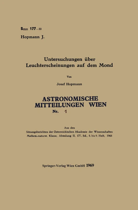 Untersuchungen über Leuchterscheinungen auf dem Mond
