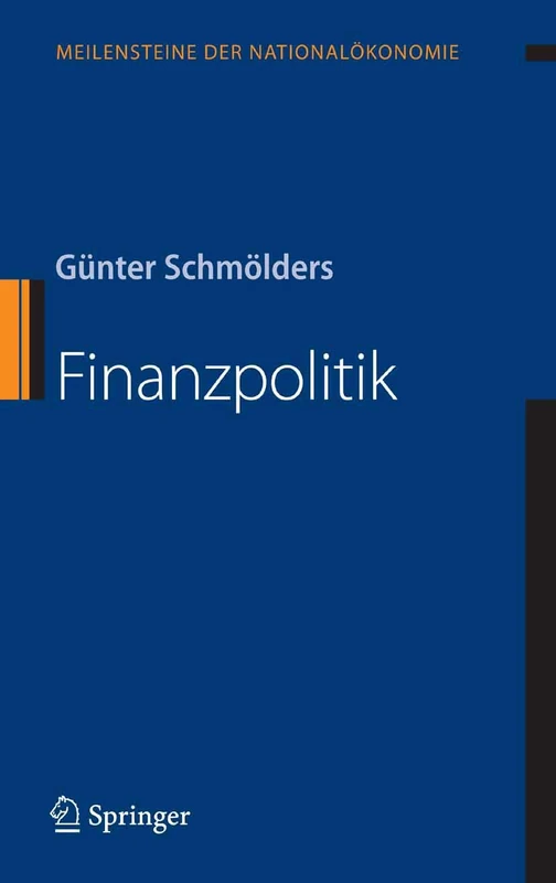 Finanzpolitik (Meilensteine der Nationalökonomie) - Image 1