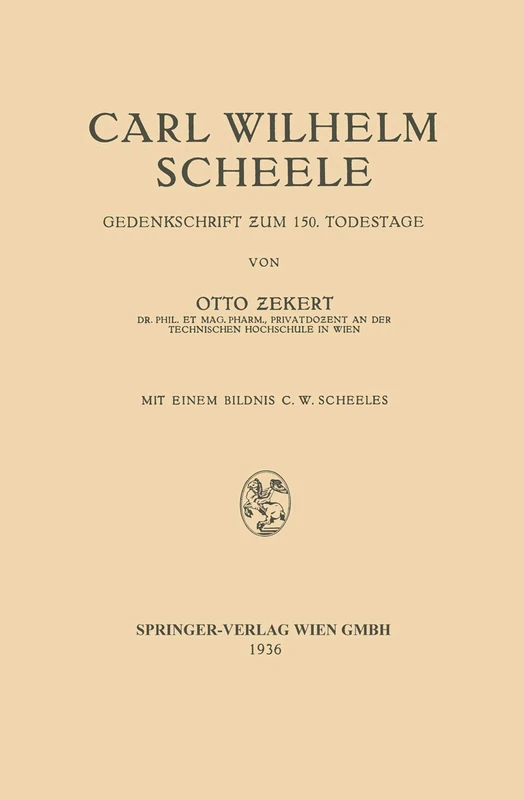 Carl Wilhelm Scheele: Gedenkschrift Zum 150. Todestage - Image 1