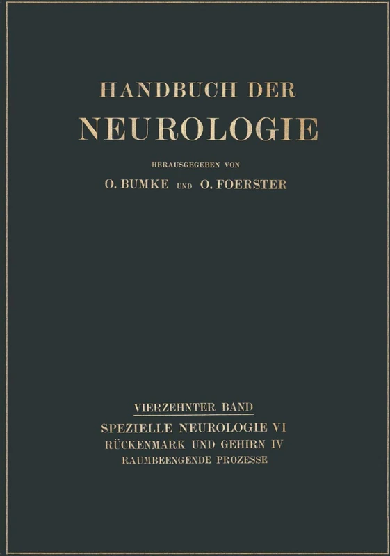 Raumbeengende Prozesse (Handbuch der Neurologie) - Image 1
