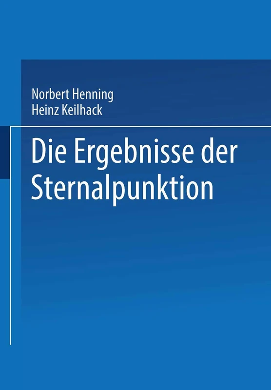 Die Ergebnisse der Sternalpunktion - Image 1