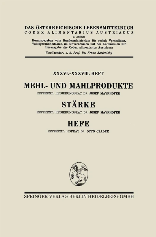 Mehl- und Mahlprodukte. Stärke. Hefe - Image 1