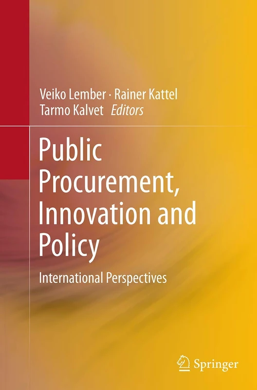 Springer - Public Procurement, Innovation and Policy Book