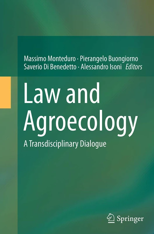 Springer - Law and Agroecology: A Transdisciplinary Dialogue