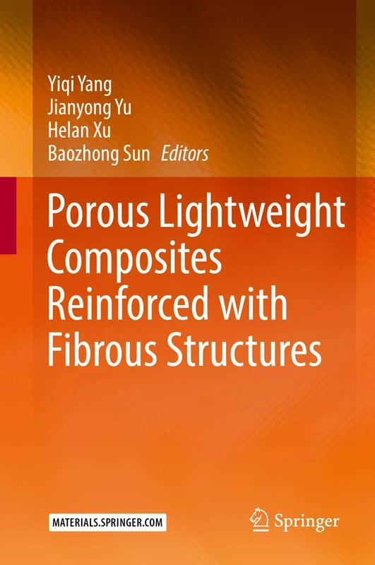 Porous lightweight composites reinforced with fibrous structures