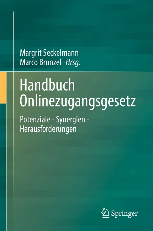 Springer Handbuch Onlinezugangsgesetz - OZG Digitalization