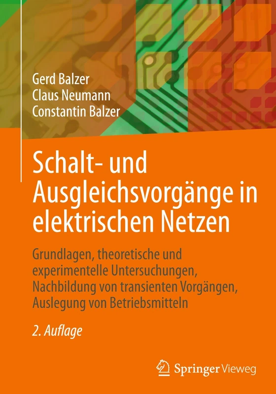 Schalt- und Ausgleichsvorgänge in elektrischen Netzen: Grundlagen, theoretische und experimentelle Untersuchungen, Nachbildung von transienten Vorgängen, Auslegung von Betriebsmitteln