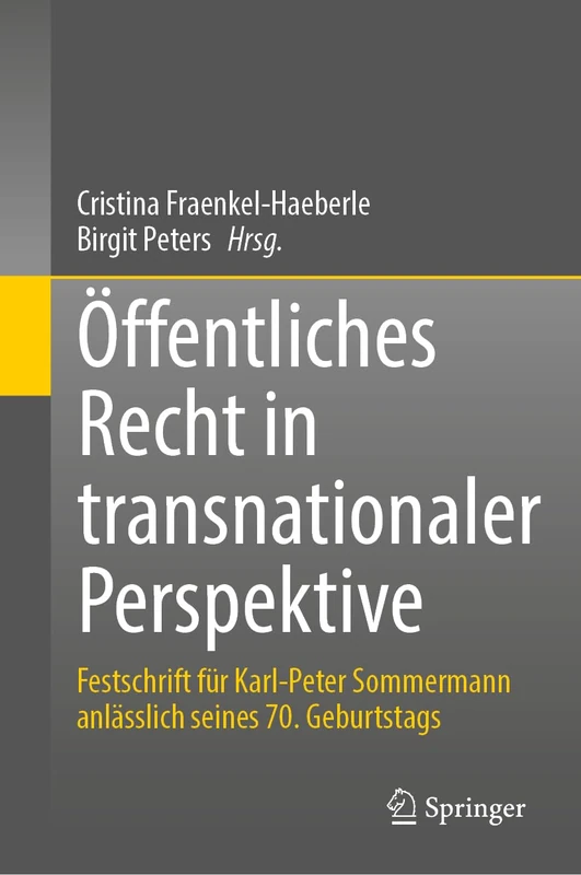 Springer - Offentliches Recht in transnationaler Perspektive - Image 1