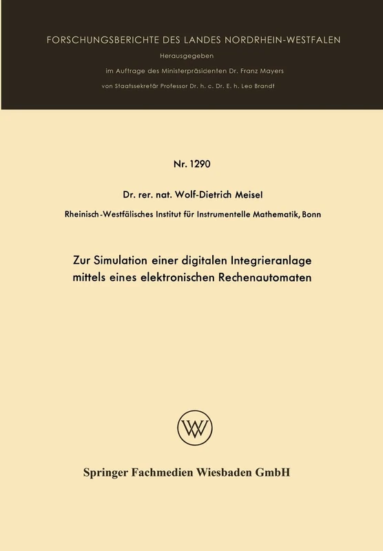 Zur Simulation einer digitalen Integrieranlage mittels eines elektronischen Rechenautomaten - Image 1