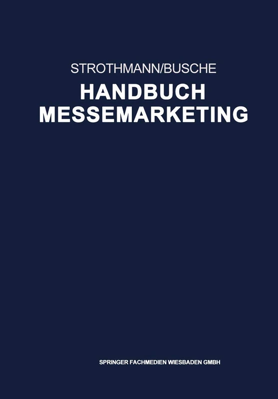 Handbuch Messemarketing