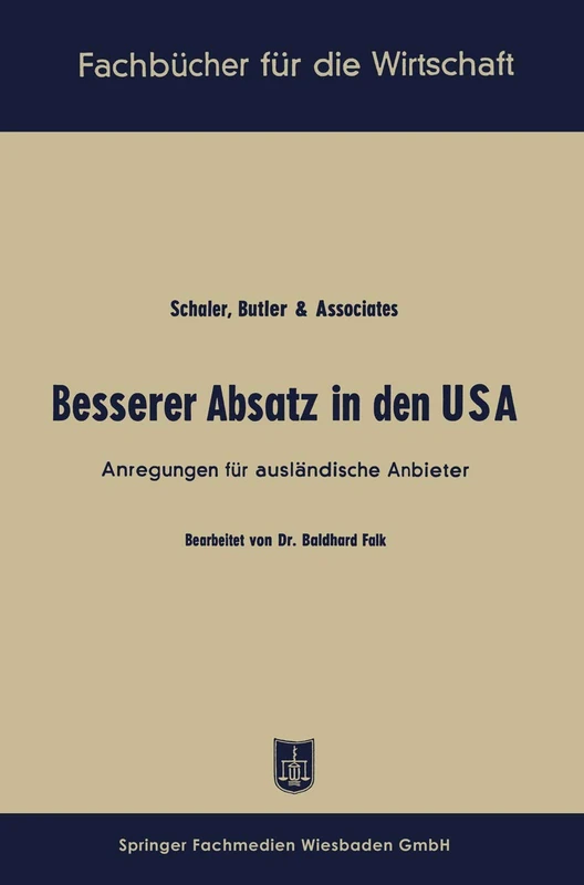 Besserer Absatz in den USA: Anregungen für ausländische Anbieter (Fachbücher für die Wirtschaft) - Image 1
