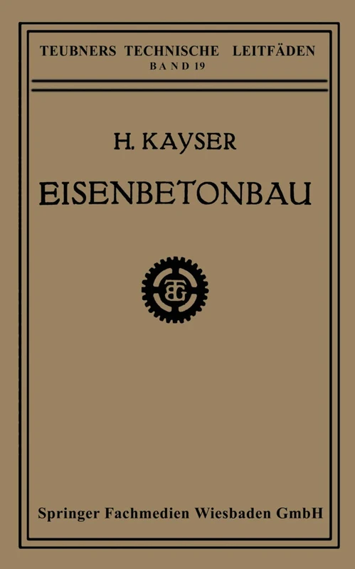 Eisenbetonbau (Teubners technische Leitfäden)