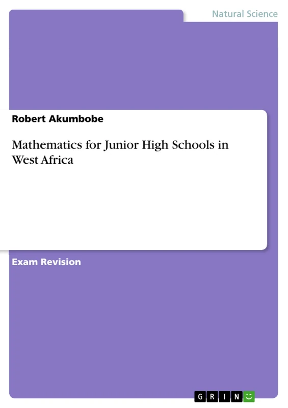 Mathematics for Junior High Schools in West Africa