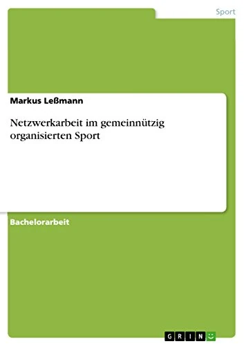 Netzwerkarbeit im gemeinnützig organisierten Sport
