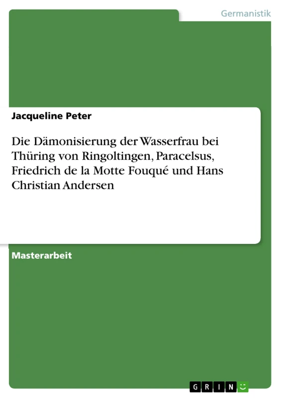Die Dämonisierung der Wasserfrau bei Thüring von Ringoltingen, Paracelsus, Friedrich de la Motte Fouqué und Hans Christian Andersen - Image 1