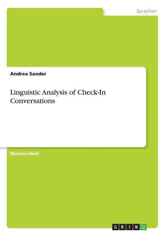 Linguistic Analysis of Check-In Conversations