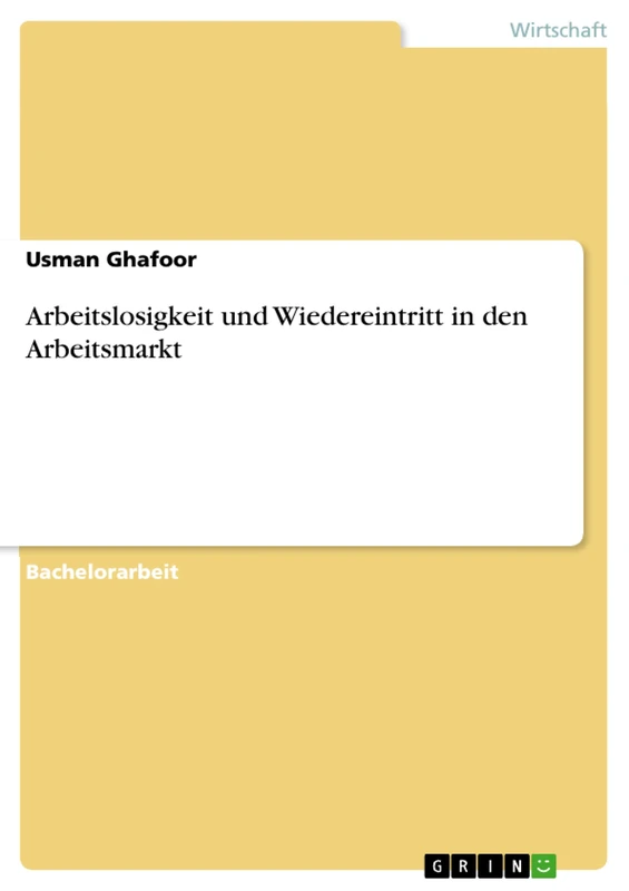 Arbeitslosigkeit und Wiedereintritt in den Arbeitsmarkt - Image 1