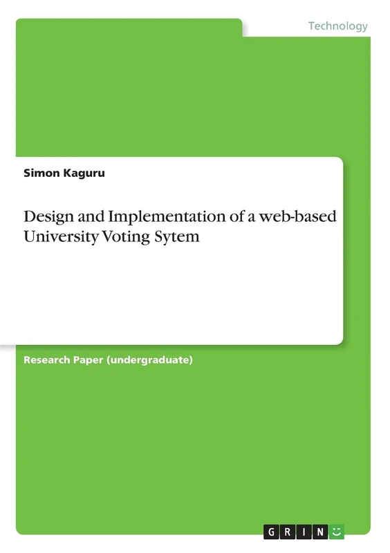 Design and Implementation of a web-based University Voting Sytem - Image 1