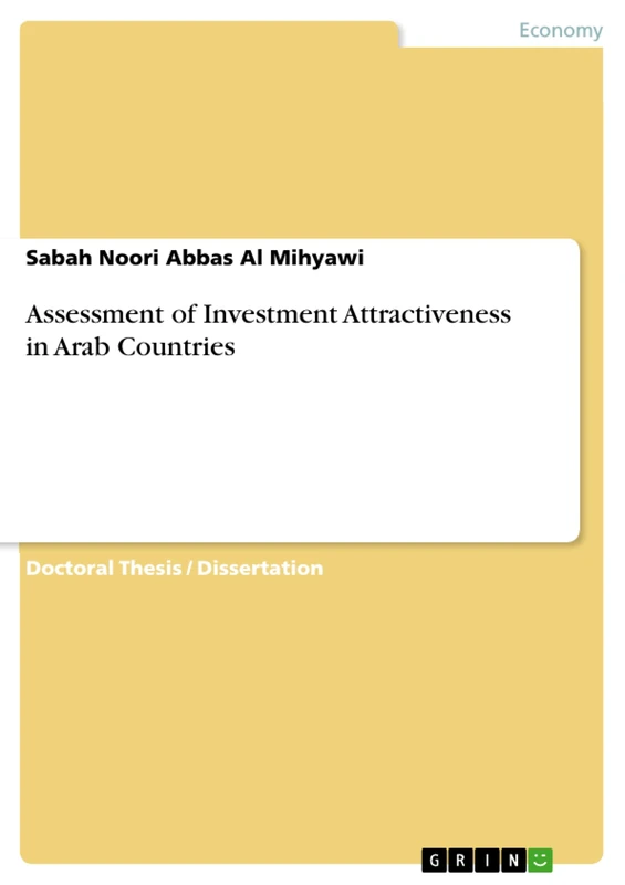 Assessment of Investment Attractiveness in Arab Countries