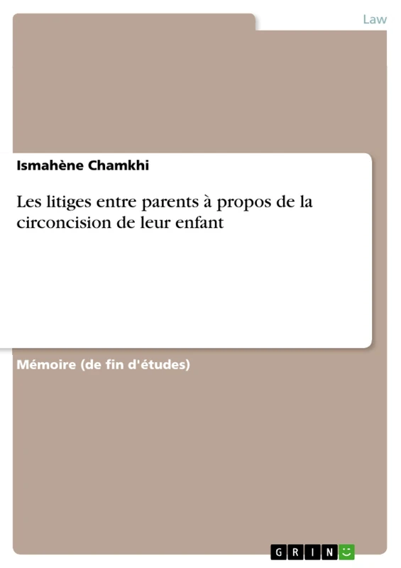 Les litiges entre parents à propos de la circoncision de leur enfant - Image 1