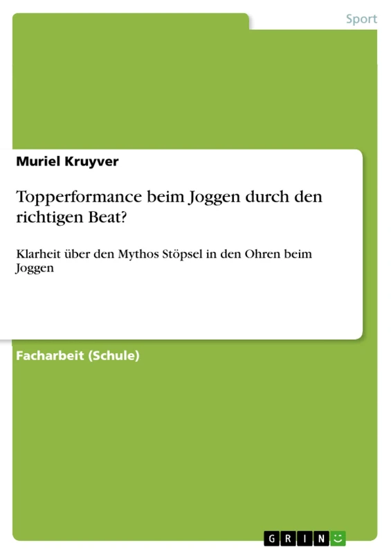 Topperformance beim Joggen durch den richtigen Beat?: Klarheit über den Mythos Stöpsel in den Ohren beim Joggen - Image 1