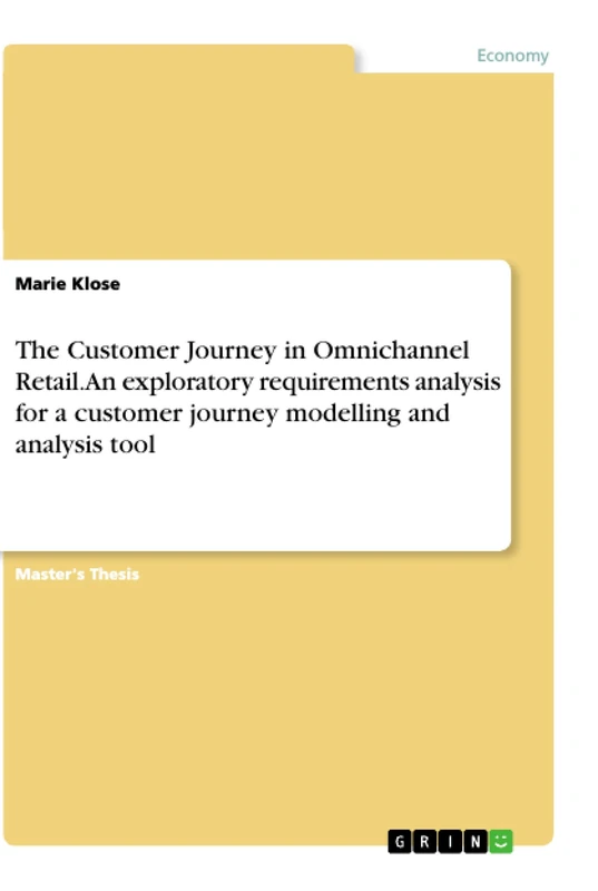 The Customer Journey in Omnichannel Retail. An exploratory requirements analysis for a customer journey modelling and analysis tool