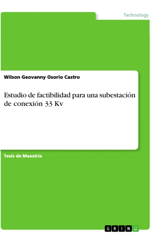Estudio de factibilidad para una subestación de conexión 33 Kv - Image 1