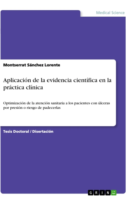Aplicación de la evidencia científica en la práctica clínica: Optimización de la atención sanitaria a los pacientes con úlceras por presión o riesgo de padecerlas
