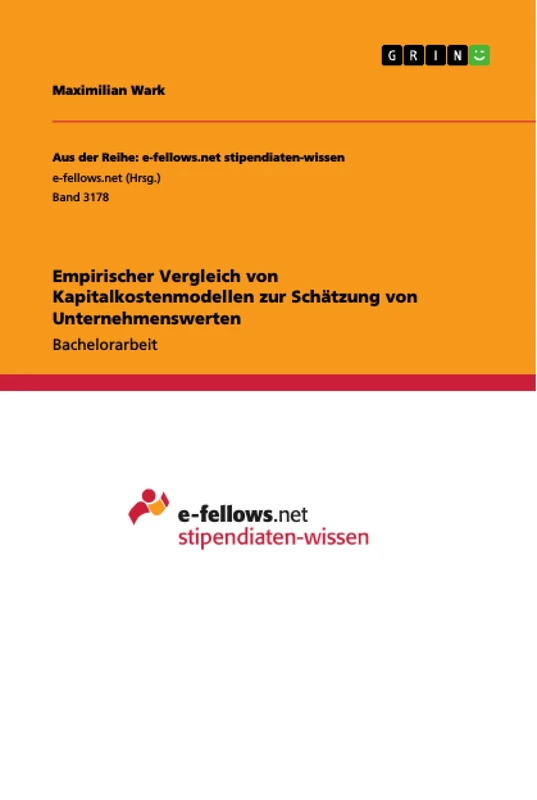 Empirischer Vergleich von Kapitalkostenmodellen zur Schätzung von Unternehmenswerten - Image 1