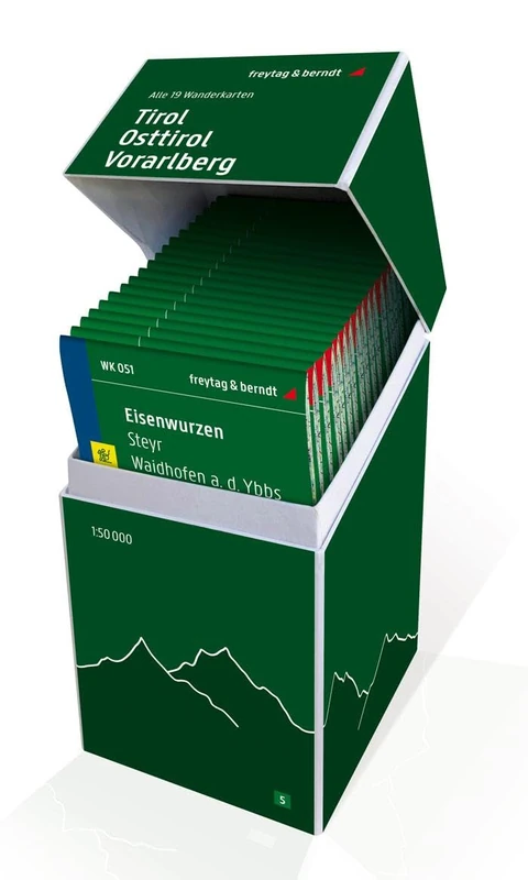 Freytag & Berndt Tirol - East Tyrol - Vorarlberg Hiking Maps Set