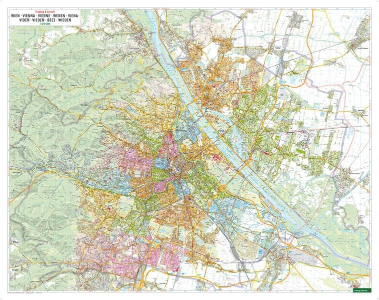 Vienna, City Plan 1:20.000, Marker b