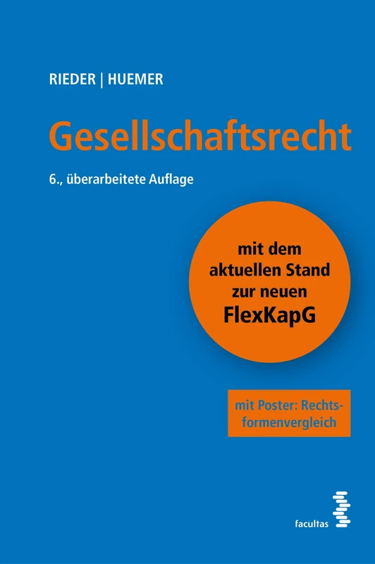 Gesellschaftsrecht: mit Poster: Rechtsformenvergleich