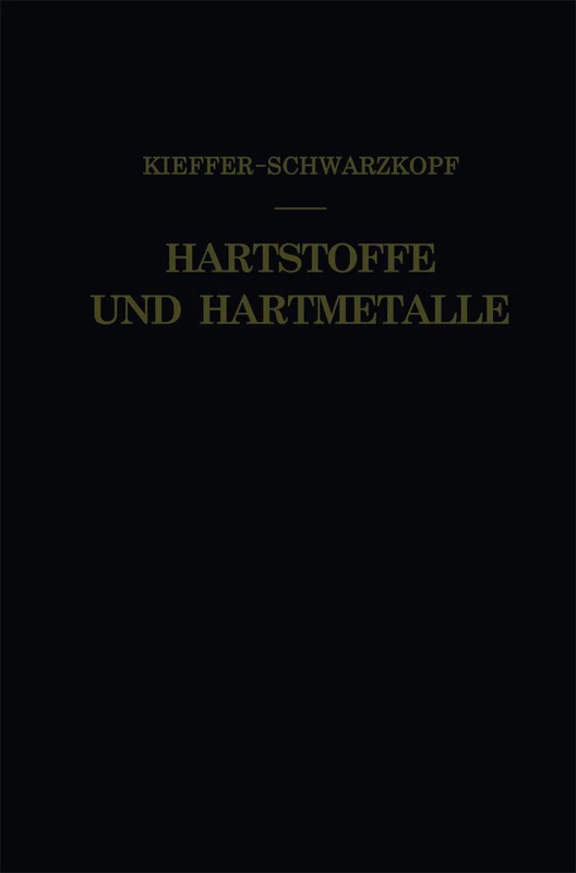 Hartstoffe und Hartmetalle
