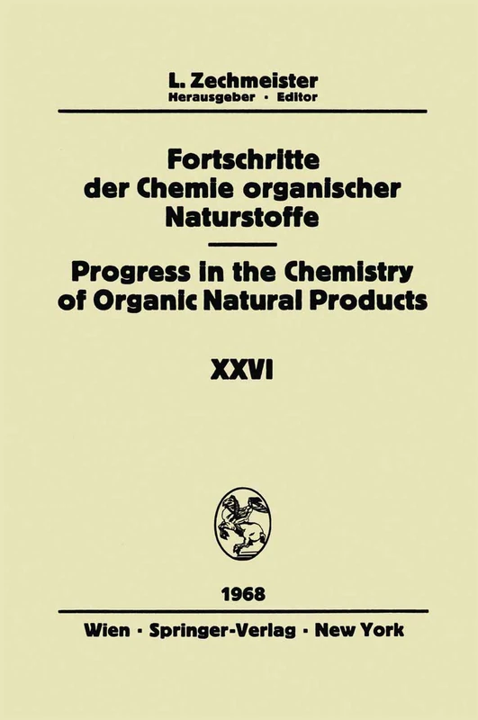 Fortschritte der Chemie Organischer Naturstoffe/Progress in the Chemistry of Organic Natural Products: 26 - Image 1