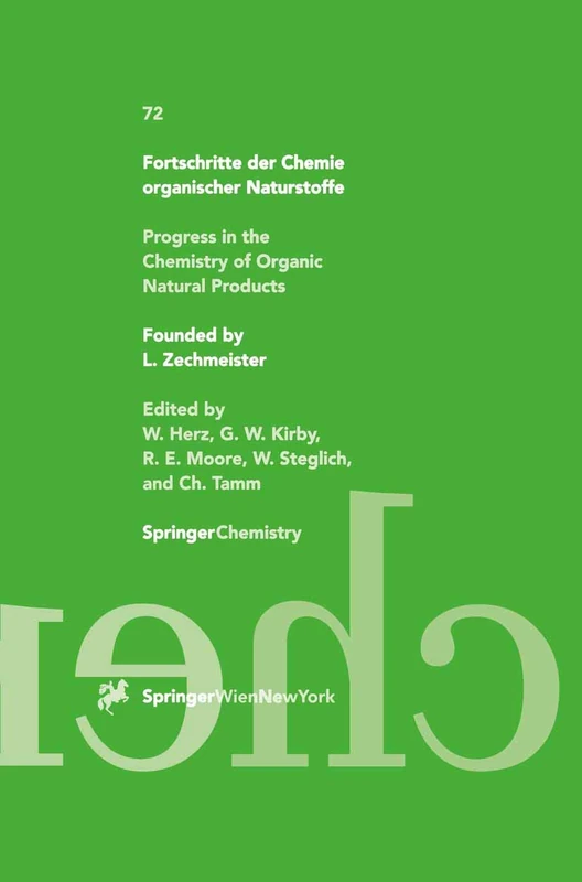 Fortschritte der Chemie organischer Naturstoffe / Progress in the Chemistry of Organic Natural Products: 72