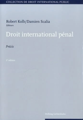 DROIT INTERNATIONAL PÉNAL - 2ÈME ÉDITION: Précis - Image 1