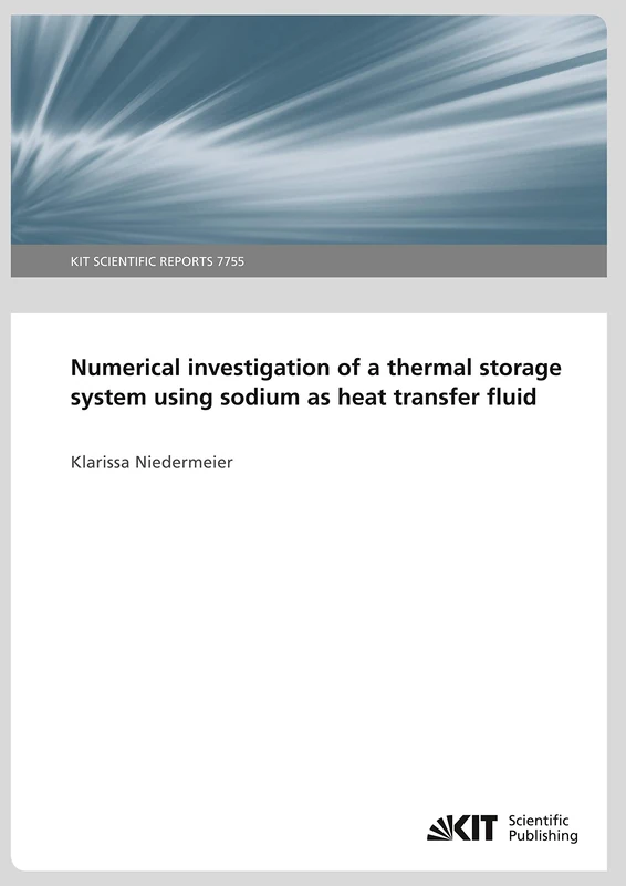 Numerical investigation of a thermal storage system using sodium as heat transfer fluid: KIT Scientific Reports - Image 1