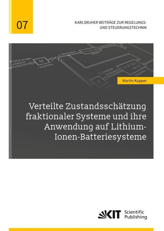 Verteilte Zustandsschätzung fraktionaler Systeme und ihre Anwendung auf Lithium-Ionen-Batteriesysteme - Image 1