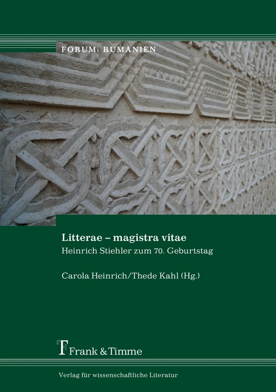 Litterae – magistra vitae: Heinrich Stiehler zum 70. Geburtstag - Image 1